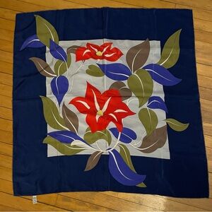 Floral Silk Scarf